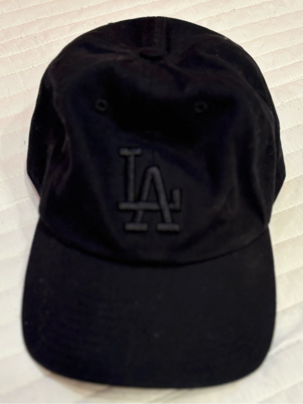 47 Brand Los Angeles Dodgers Clean Dad Hat OSFA Black MLB Genuine Merch - Picture 6 of 6
